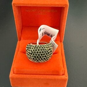 Kurt Geiger NWT Pave Crystal Dome cocktail ring